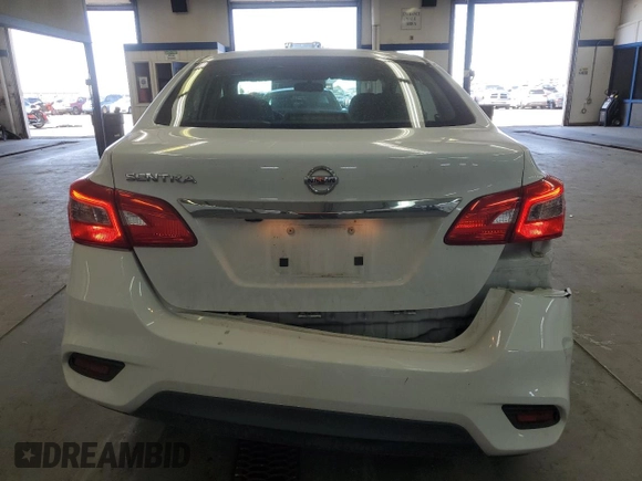 2018 Nissan Sentra S with VIN 3N1AB7AP7JY221916, listed as a Copart auction lot 55663295 with 107,886 mi miles and Salvage Title. Bid and sale history available at DreamBid. Image 6.