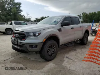 2021 Ford Ranger XL with VIN 1FTER4FH3MLD36018, listed as a Copart auction lot 60263375 with 60,408 mi miles and Salvage title. Bid and sale history available at DreamBid. Image 1.