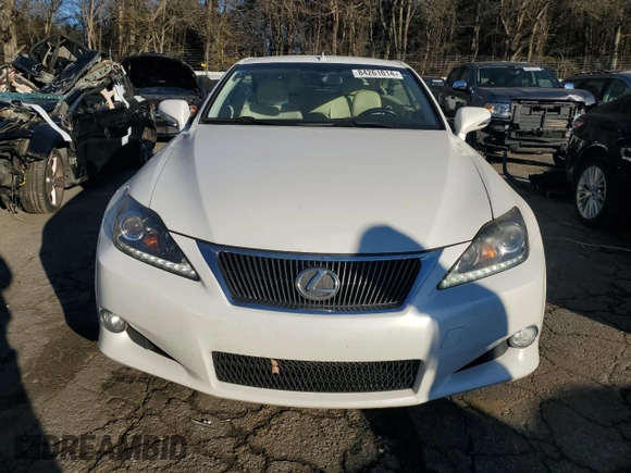 2013 Lexus IS 250 C with VIN JTHFF2C20D2527417, listed as a Copart auction lot 84261014 with 152,041 mi miles and Salvage title. Bid and sale history available at DreamBid. Image 5.