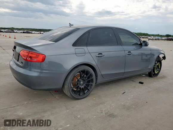 2012 Audi A4 Premium с VIN WAUAFAFL5CN016922, выставлен на аукционе Copart как лот 58787975 с пробегом Не указан миль и Чистый • Clean title. История ставок и продаж доступна на DreamBid. Изображение 3.