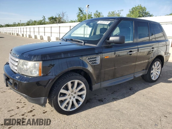 2006 Land Rover Range Rover Sport SC with VIN SALSH23476A957085, listed as a Copart auction lot 54207275 with 54,501 mi miles and Salvage Title. Bid and sale history available at carsss.com. Image 1.