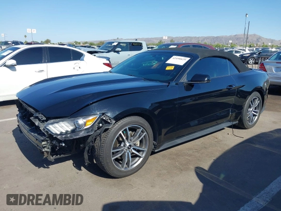 2017 Ford Mustang EcoBoost Premium z VIN 1FATP8UH9H5266676, wystawiony jako IAAI lot #42498829 z przebiegiem 24 255 mil mil oraz . Historia ofert i sprzedaży dostępna na DreamBid. Obrazek 18.