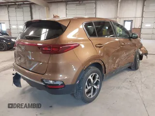 2021 Kia Sportage LX with VIN KNDPM3AC2M7895128, listed as a IAAI auction lot 41573341 with 89,247 mi miles. Bid and sale history available at carsss.com. Image 4.