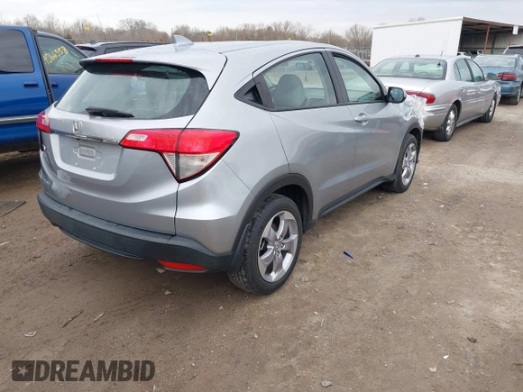 2021 Honda HR-V LX with VIN 3CZRU5H37MM703180, listed as a IAAI auction lot 41737591 with 34,190 mi miles. Bid and sale history available at carsss.com. Image 4.