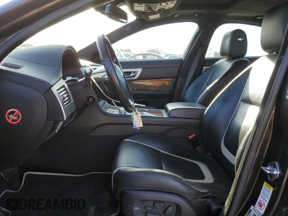 2012 Jaguar XF Supercharged with VIN SAJWA0HE0CMS35830, listed as a Copart auction lot 86216254 with 89,336 mi miles and Salvage Title. Bid and sale history available at carsss.com. Image 7.