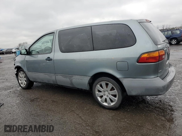 2000 Toyota Sienna CE with VIN 4T3GF19C0YU301648, listed as a Copart auction lot 49411324 with 227,142 mi miles and Salvage Title. Bid and sale history available at carsss.com. Image 2.