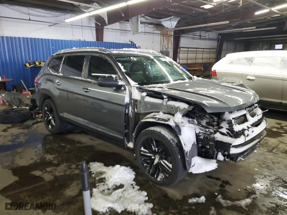 2019 Volkswagen Atlas 3.6L V6 SEL with VIN 1V2ER2CA1KC572951, listed as a Copart auction lot 41664555 with 113,749 mi miles and Salvage Title. Bid and sale history available at carsss.com. Image 4.