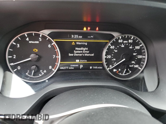 2023 Nissan Rogue S with VIN 5N1BT3AA7PC843755, listed as a Copart auction lot 47967785 with 44,277 mi miles and Salvage title. Bid and sale history available at DreamBid. Image 9.