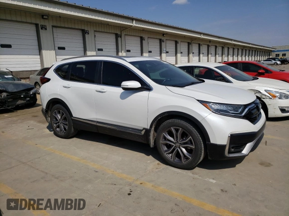 2020 Honda CR-V Touring with VIN 2HKRW1H90LH401974, listed as a Copart auction lot 48937355 with 82,617 mi miles and Salvage Title. Bid and sale history available at carsss.com. Image 4.