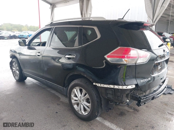 2015 Nissan Rogue S with VIN KNMAT2MT5FP502160, listed as a IAAI auction lot 41947071 with 112,056 mi miles. Bid and sale history available at carsss.com. Image 3.