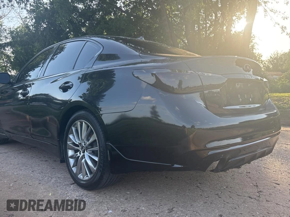 2018 Infiniti Q50 Luxe с VIN JN1EV7AP4JM590552, выставлен на аукционе Copart как лот 61691955 с пробегом 42 210 миль миль и Чистый • Clean title. История ставок и продаж доступна на DreamBid. Изображение 3.