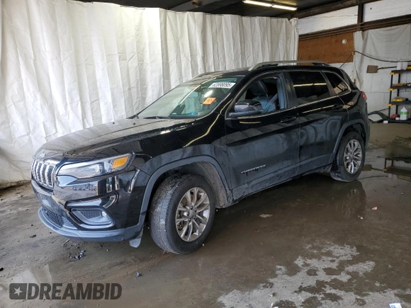 2021 Jeep Cherokee Latitude Lux z VIN 1C4PJMMX2MD108922, wystawiony jako Copart lot #62898095 z przebiegiem Nie podano mil oraz Szkoda całkowita • Salvage title. Historia ofert i sprzedaży dostępna na DreamBid. Obrazek 1.