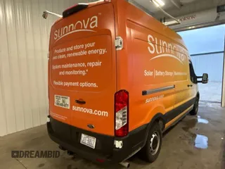 2023 Ford Transit Cargo with VIN 1FTBR1X81PKA75434, listed as a IAAI auction lot 42742887 with 5,111 mi miles and . Bid and sale history available at DreamBid. Image 16.
