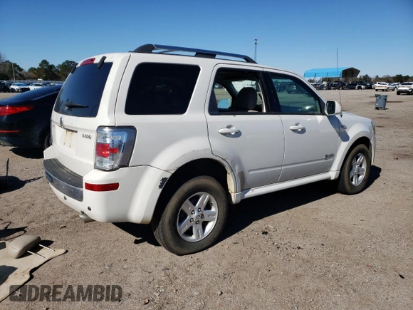 2009 Mercury Mariner Hybrid with VIN 4M2CU29369KJ21301, listed as a Copart auction lot 89171825 with 207,355 mi miles and Salvage title. Bid and sale history available at DreamBid. Image 3.