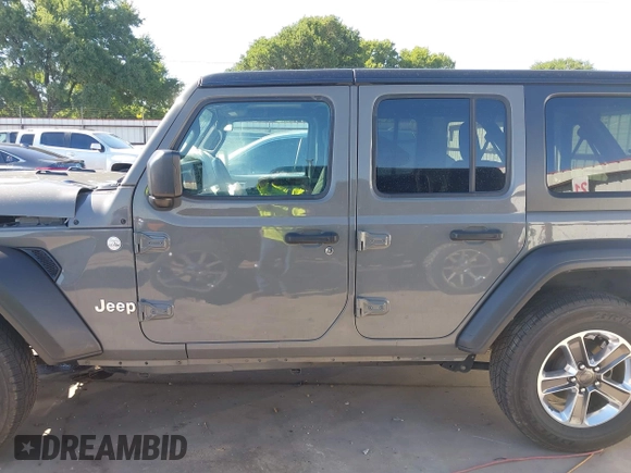 2018 Jeep Wrangler Unlimited Sport S с VIN 1C4HJXDGXJW280475, выставлен на аукционе IAAI как лот 42084746 с пробегом 93 228 миль миль и . История ставок и продаж доступна на DreamBid. Изображение 15.