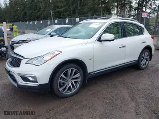 2017 Infiniti QX50 with VIN JN1BJ0RR0HM409520, listed as a IAAI auction lot 41998247 with 65,648 mi miles. Bid and sale history available at carsss.com. Image 2.