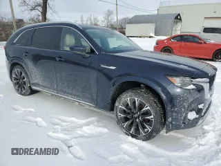 2025 Mazda CX-90 S Premium Plus Package z VIN JM3KKEHC6S1193581, wystawiony jako Copart lot #86355484 z przebiegiem 4 455 mil mil oraz Szkoda całkowita • Salvage title. Historia ofert i sprzedaży dostępna na DreamBid. Obrazek 4.