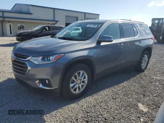 2019 Chevrolet Traverse LT Cloth with VIN 1GNERGKW2KJ157250, listed as a Copart auction lot 58127995 with 131,013 mi miles and Salvage title. Bid and sale history available at DreamBid. Image 1.