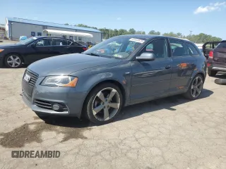 2013 Audi A3 Premium Plus with VIN WAUPEAFM9DA000642, listed as a Copart auction lot 62450875 with 57,220 mi miles and Clean title. Bid and sale history available at DreamBid. Image 1.
