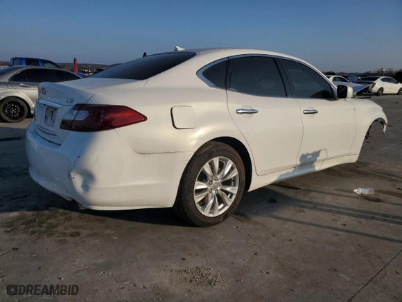 2012 Infiniti M37 with VIN JN1BY1APXCM335382, listed as a Copart auction lot 44333955 with 0 miles and Clean Title. Bid and sale history available at carsss.com. Image 3.