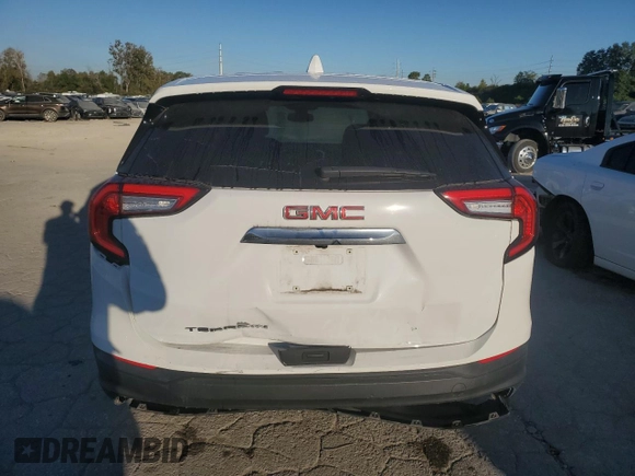 2022 GMC Terrain SLE with VIN 3GKALMEV9NL281513, listed as a Copart auction lot 74484124 with 31,923 mi miles and Salvage Title. Bid and sale history available at carsss.com. Image 6.