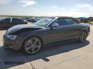 2014 Audi S5 Prestige with VIN WAUVGAFH2EN012145, listed as a Copart auction lot 72852794 with 72,188 mi miles and Salvage Title. Bid and sale history available at carsss.com. Image 1.