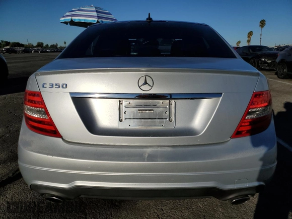 2012 Mercedes-Benz C 350 Sport with VIN WDDGF5HB3CR197400, listed as a Copart auction lot 77010364 with 130,815 mi miles and Salvage Title. Bid and sale history available at DreamBid. Image 6.