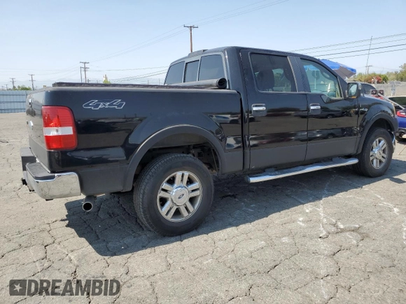 2008 Ford F-150 XLT with VIN 1FTPW14508FB68822, listed as a Copart auction lot 61831345 with 208,259 mi miles and Salvage title. Bid and sale history available at DreamBid. Image 3.
