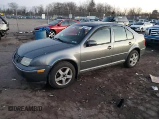 2004 Volkswagen Jetta GL with VIN 3VWRK69M74M002287, listed as a Copart auction lot 46682325 with 104,970 mi miles and Salvage title. Bid and sale history available at DreamBid. Image 1.