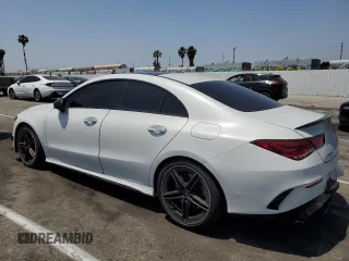 2020 Mercedes-Benz CLA 45 AMG with VIN W1K5J5DB3LN093251, listed as a Copart auction lot 55902764 with 51,442 mi miles and Salvage Title. Bid and sale history available at DreamBid. Image 2.
