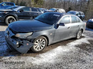 2008 BMW 5 Series 528i with VIN WBANU53568CT18808, listed as a Copart auction lot 50302515 with 192,214 mi miles and Clean Title. Bid and sale history available at carsss.com. Image 1.