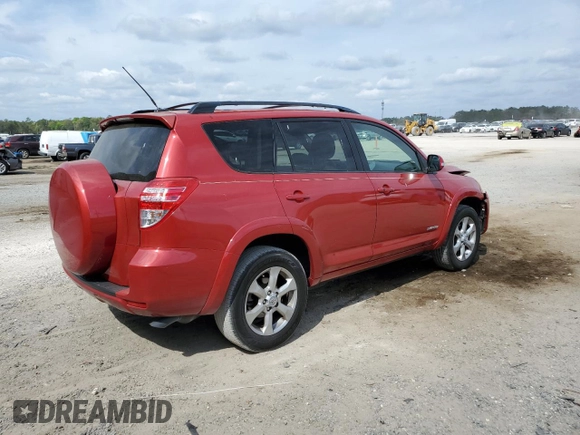 2010 Toyota RAV4 Limited with VIN JTMYK4DV0AD004618, listed as a Copart auction lot 42961773 with 105,994 mi miles and Salvage title. Bid and sale history available at DreamBid. Image 3.