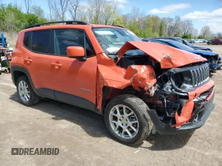 2020 Jeep Renegade Altitude with VIN ZACNJBBB6LPL22814, listed as a Copart auction lot 56070445 with 17,515 mi miles and Non repairable. Bid and sale history available at DreamBid. Image 4.