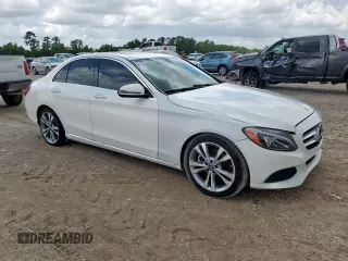 2018 Mercedes-Benz C 300 with VIN 55SWF4JB6JU245144, listed as a Copart auction lot 61415265 with 81,515 mi miles and Salvage title. Bid and sale history available at DreamBid. Image 4.