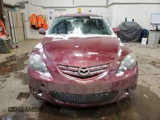 2006 Mazda 3 s with VIN JM1BK143361471656, listed as a Copart auction lot 85600244 with 205,054 mi miles and Salvage Title. Bid and sale history available at carsss.com. Image 5.