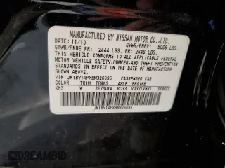 2011 Infiniti M37 with VIN JN1BY1APXBM326695, listed as a Copart auction lot 77629554 with 0 mi miles and Clean Title. Bid and sale history available at carsss.com. Image 12.