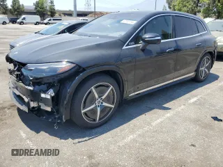 2023 Mercedes-Benz EQS with VIN 4JGDM4EB2PA018538, listed as a Copart auction lot 62095164 with 8,091 mi miles and Salvage Title. Bid and sale history available at carsss.com. Image 1.