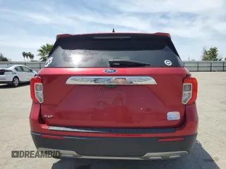 2021 Ford Explorer XLT with VIN 1FMSK7DH3MGC17143, listed as a Copart auction lot 55153615 with 27,354 mi miles and Salvage Title. Bid and sale history available at carsss.com. Image 6.