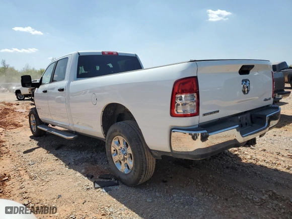 2024 Ram 3500 Big Horn with VIN 3C63R3HL0RG341403, listed as a Copart auction lot 47086975 with 11,810 mi miles and Clean Title. Bid and sale history available at carsss.com. Image 2.