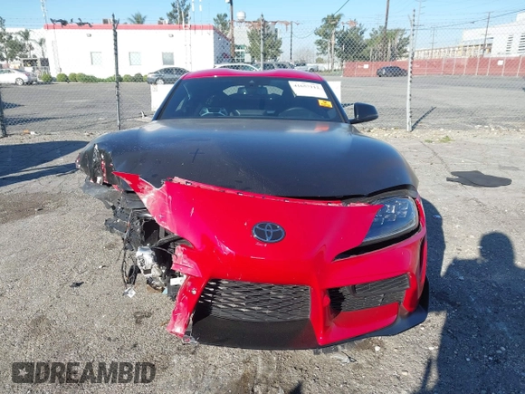 2022 Toyota GR Supra 3.0 with VIN WZ1DB0C01NW053500, listed as a IAAI auction lot 41657112 with 1 mi miles. Bid and sale history available at carsss.com. Image 12.