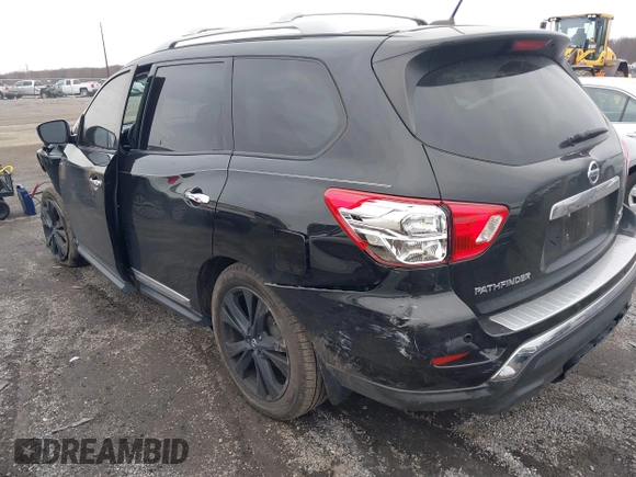 2017 Nissan Pathfinder SL with VIN 5N1DR2MM6HC913805, listed as a IAAI auction lot 41240815 with 119,230 mi miles and . Bid and sale history available at DreamBid. Image 3.