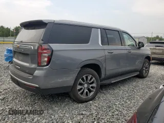 2022 Chevrolet Suburban LT with VIN 1GNSKCKD0NR322362, listed as a Copart auction lot 59576405 with 55,244 mi miles and Salvage title. Bid and sale history available at DreamBid. Image 3.