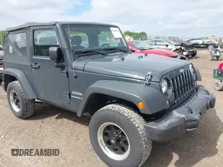 2017 Jeep Wrangler Sport z VIN 1C4AJWAG0HL754381, wystawiony jako IAAI lot #42366858 z przebiegiem 35 760 mil mil oraz . Historia ofert i sprzedaży dostępna na DreamBid. Obrazek 1.