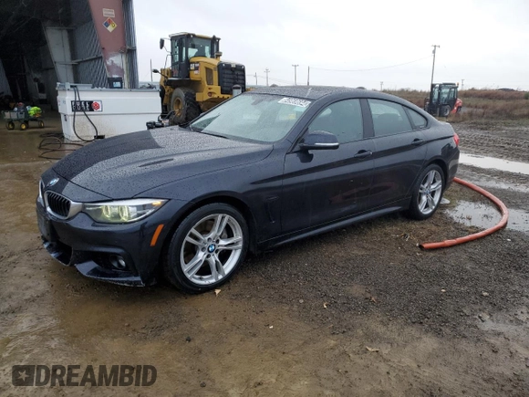 2019 BMW 4 Series 430i z VIN WBA4J1C50KBM16162, wystawiony jako Copart lot #84969694 z przebiegiem 75 188 mil mil oraz Czysty tytuł • Clean title. Historia ofert i sprzedaży dostępna na DreamBid. Obrazek 1.