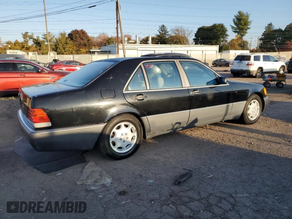 1994 Mercedes-Benz S with VIN WDBGA51EXRA151386, listed as a Copart auction lot 77036644 with 43,224 mi miles and Clean Title. Bid and sale history available at DreamBid. Image 3.
