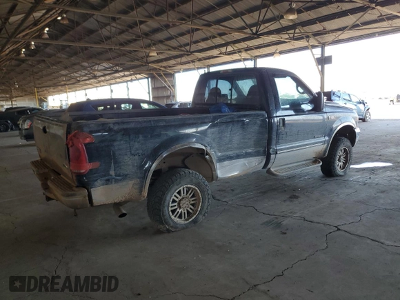2000 Ford F-350 XL with VIN 1FTSF31F1YEE04323, listed as a Copart auction lot 46027985 with 191,682 mi miles and Salvage Title. Bid and sale history available at DreamBid. Image 3.