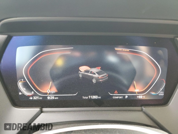 2024 BMW 2 Series 228i with VIN WBA53AK01R7R49249, listed as a Copart auction lot 48600155 with 11,263 mi miles and Salvage title. Bid and sale history available at DreamBid. Image 9.
