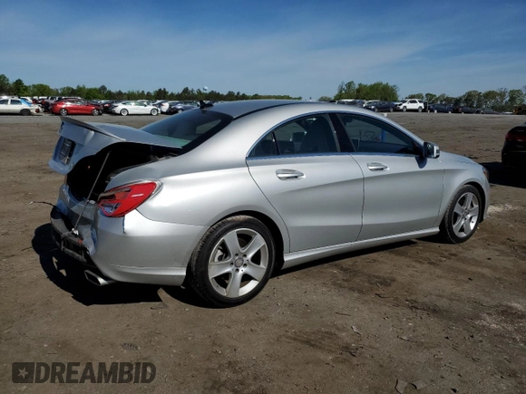 2016 Mercedes-Benz CLA 250 with VIN WDDSJ4EB6GN310163, listed as a Copart auction lot 52034004 with 82,605 mi miles and . Bid and sale history available at DreamBid. Image 3.