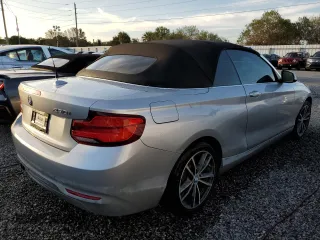 2018 BMW 2 Series 230i with VIN WBA2M7C53JVD51518, listed as a Copart auction lot 74461374 with 0 mi miles and Non Repairable. Bid and sale history available at carsss.com. Image 3.