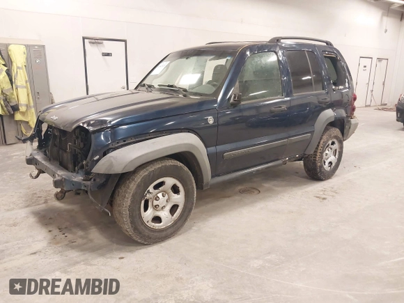 2007 Jeep Liberty Sport with VIN 1J4GL48K67W512690, listed as a IAAI auction lot 41842121 with 199,540 mi miles. Bid and sale history available at carsss.com. Image 17.